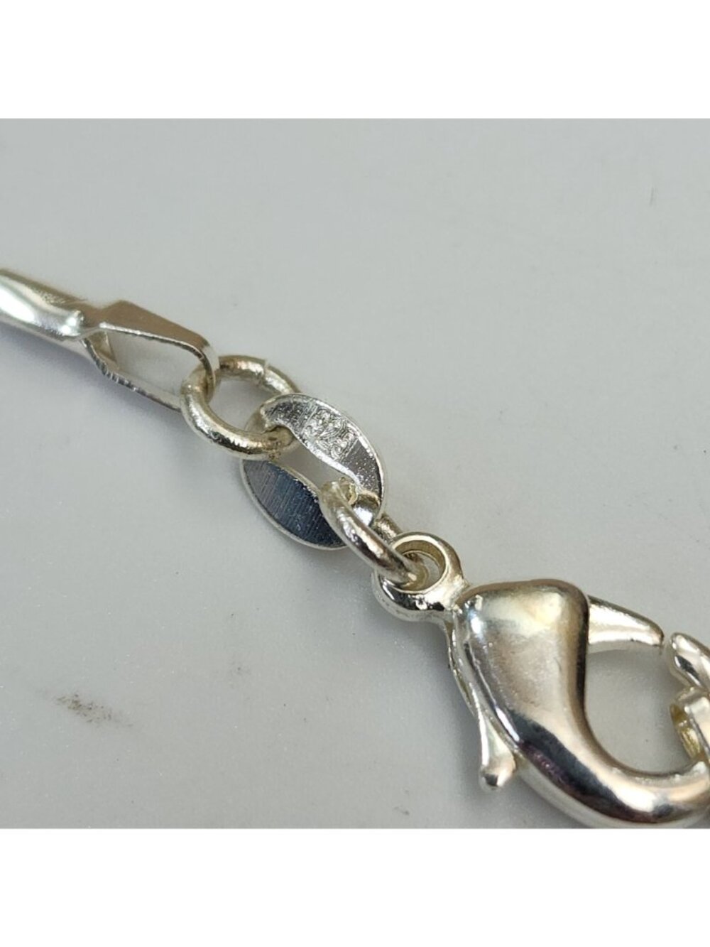 Artisan 10 Labradorite Gemstones Statement Pendant On 925 Silver 20" Chain - Picture 3 of 4